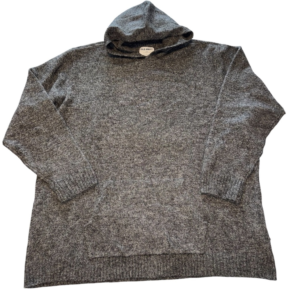 Men's Gray Hooded Sweater Old Navy
